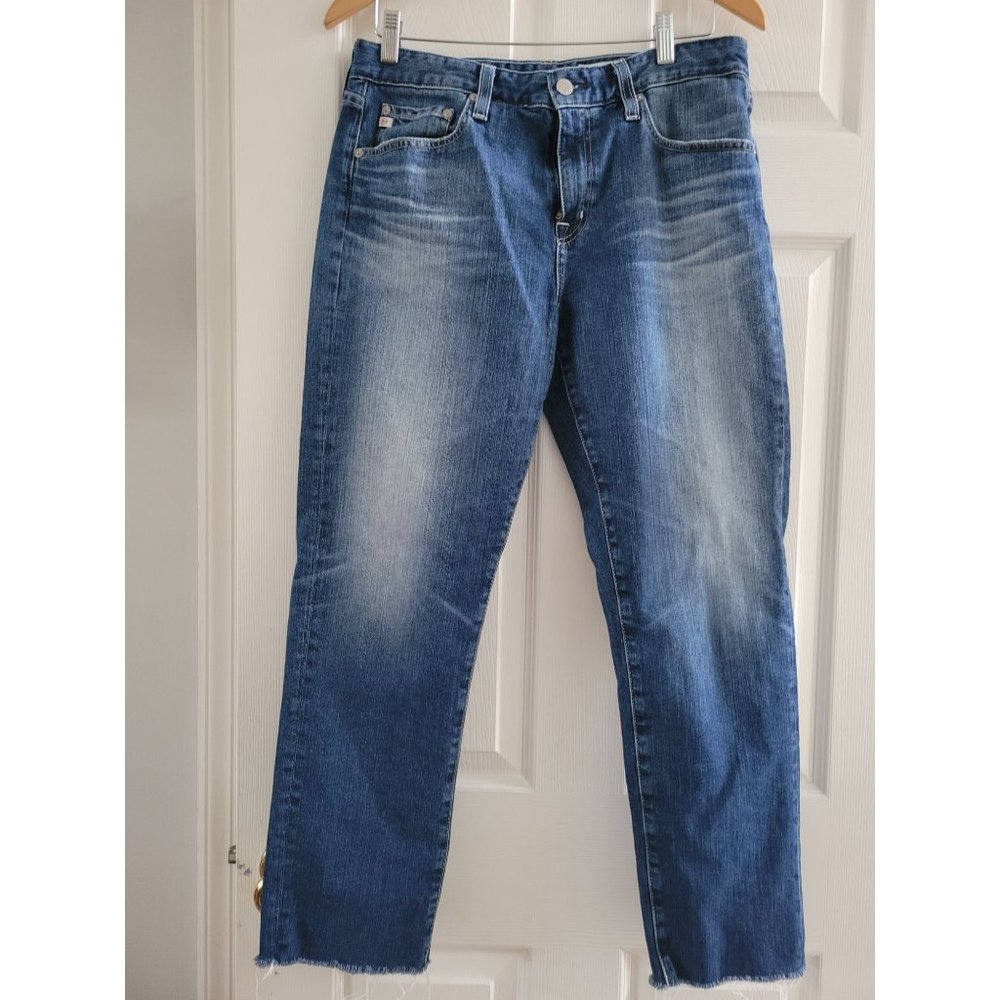 AG Adriano Goldschmied Women The Ex-boyfriend Japanese fabric slim jean size 30
